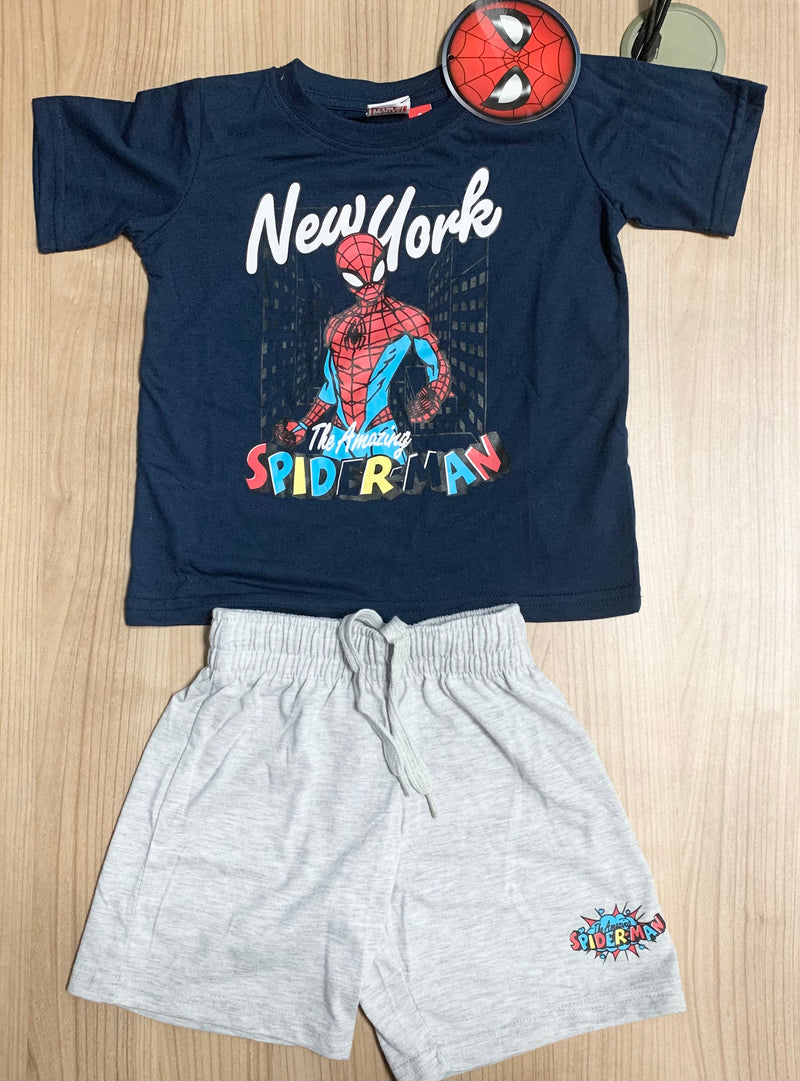 MARVEL  Camiseta Casual + Pantalone  Spiderman DISPONIBLE EN MALABO